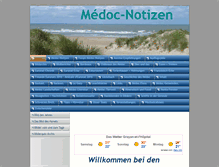Tablet Screenshot of medoc-notizen.de